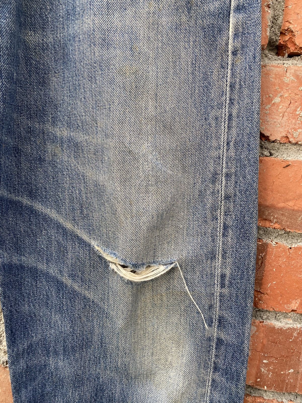 Levi's × Levi's Vintage Clothing × Vintage W35x29.5 Vintage levi's 501 made in USA distressed Size US 35 - 4 Thumbnail