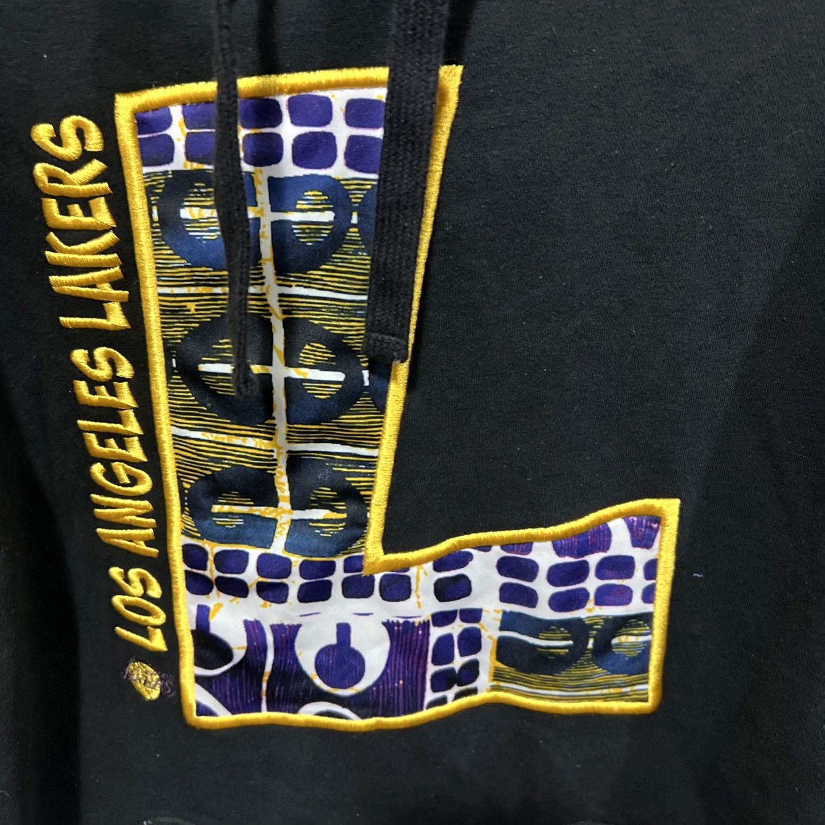 Vintage 2 Hype Los Angeles Lakers Mens XS Black Hoodie Camouflage Graphic Print Logo Embroidered Size US XS / EU 42 / 0 - 4 Thumbnail