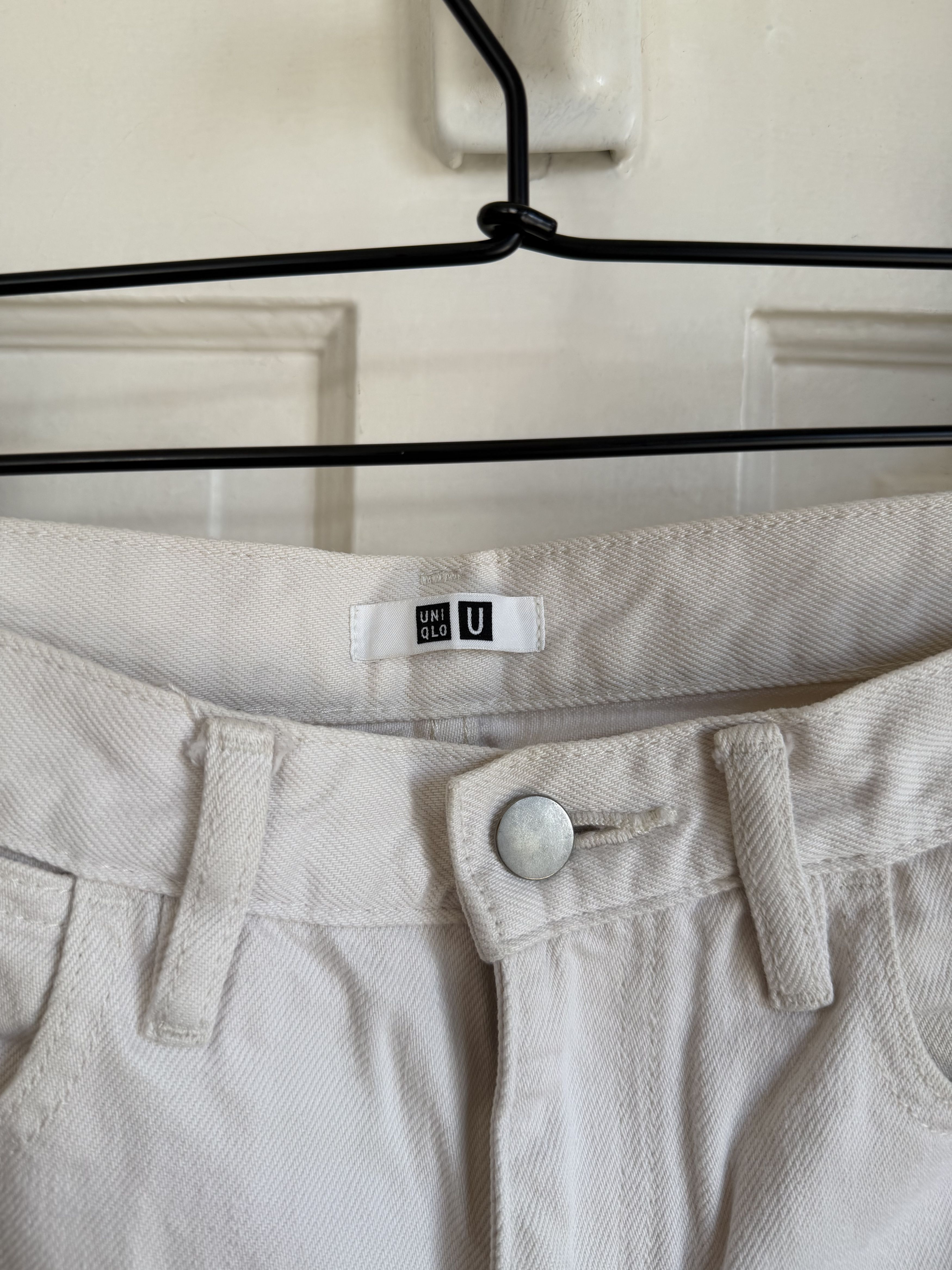 Uniqlo Uniqlo U Lemaire Jeans Off White Size US 29 - 2 Thumbnail