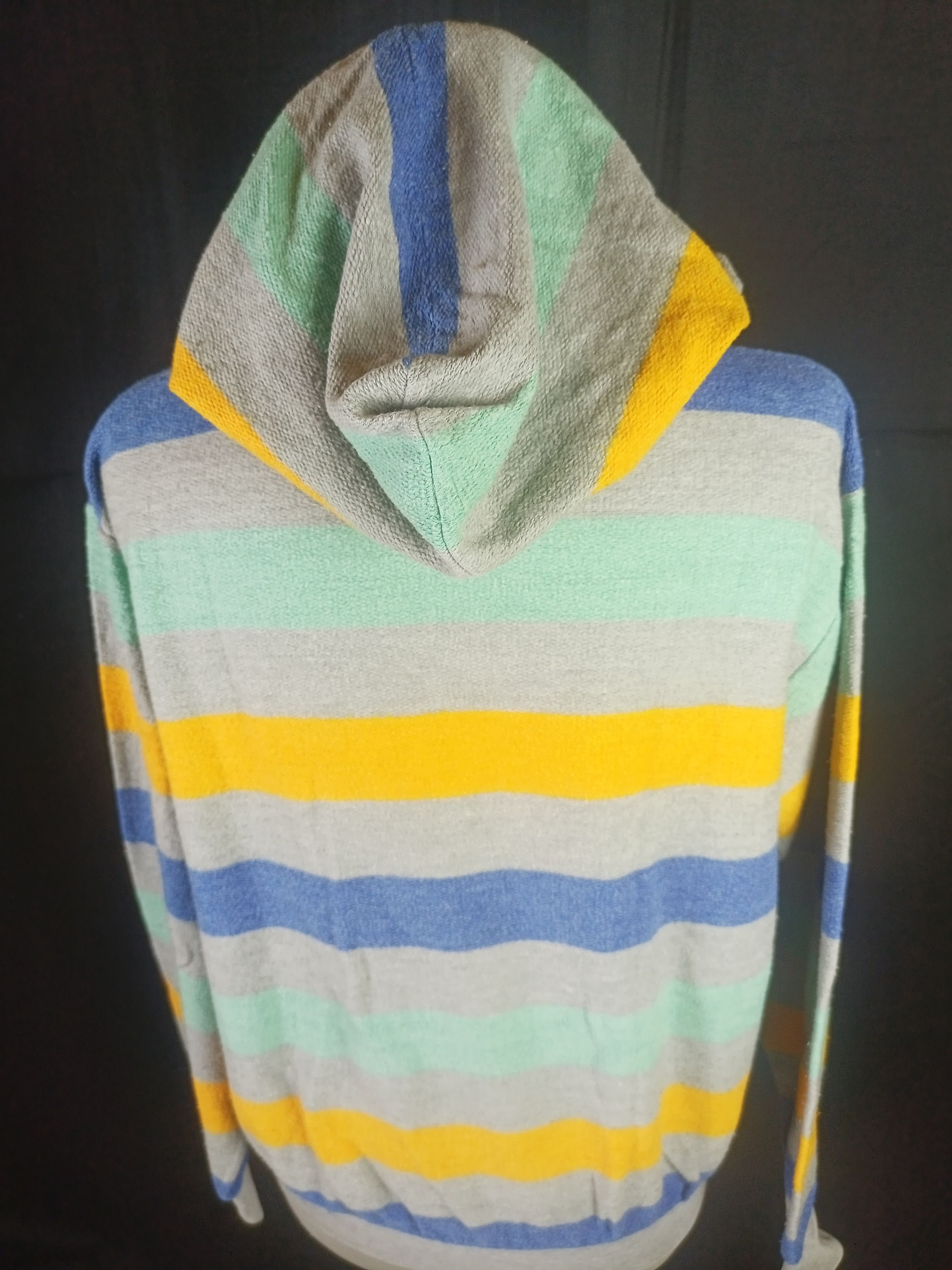 If Six Was Nine × Japanese Brand STOCKMAN Striped Hoodie Multicolor Size M / US 6-8 / IT 42-44 - 17 Thumbnail
