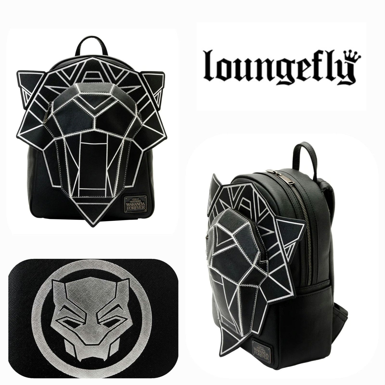 Other NWT Loungefly Black Panther Backpack Size ONE SIZE - 1 Thumbnail