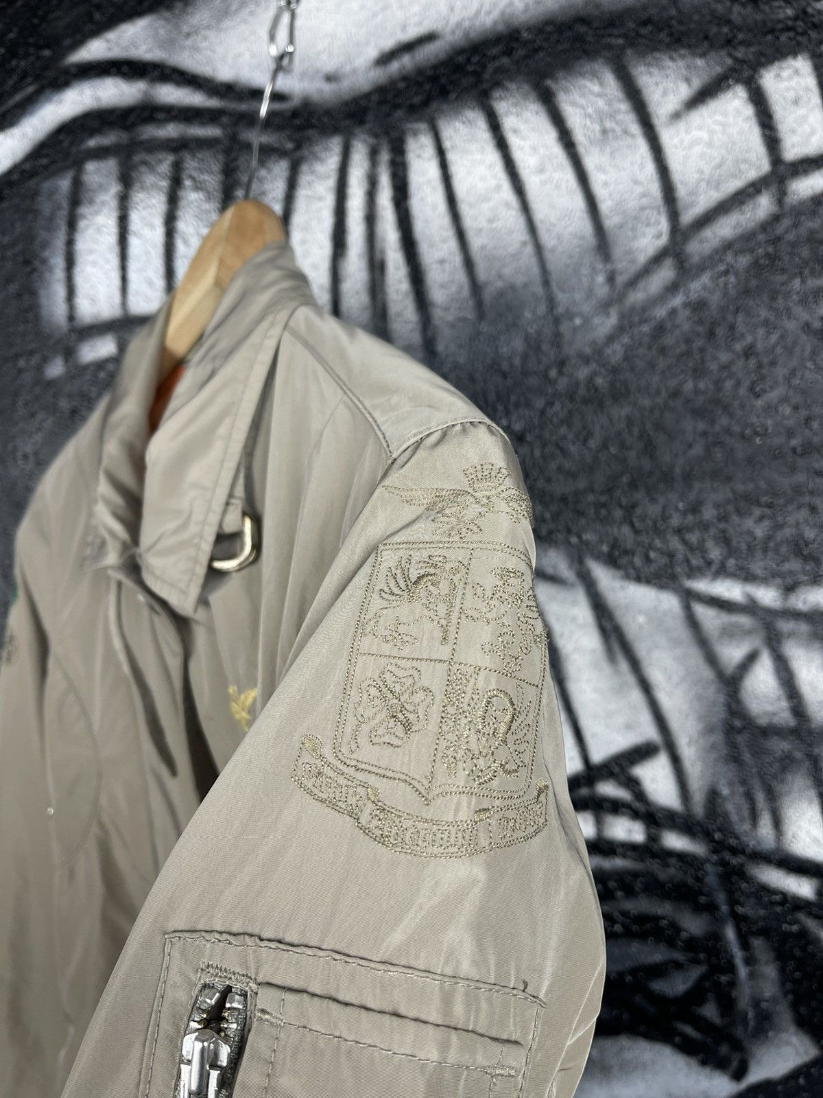 Aeronautica Militare × Vintage Aeronautica Militare Women’s Nylon Bleazer Jacket Size M / US 6-8 / IT 42-44 - 9 Thumbnail