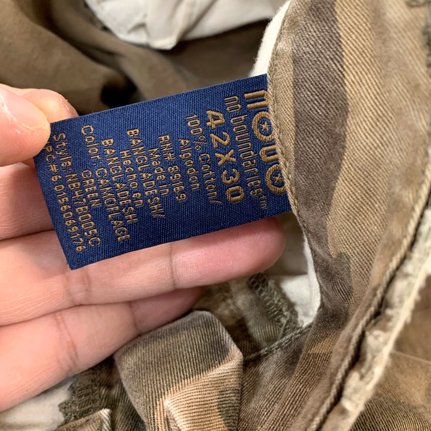 Vintage VINTAGE Cargo Camo Pants Mens 42x30 Camouflage Relaxed Microsanded Heavy Twill Size US 42 / EU 58 - 4 Thumbnail