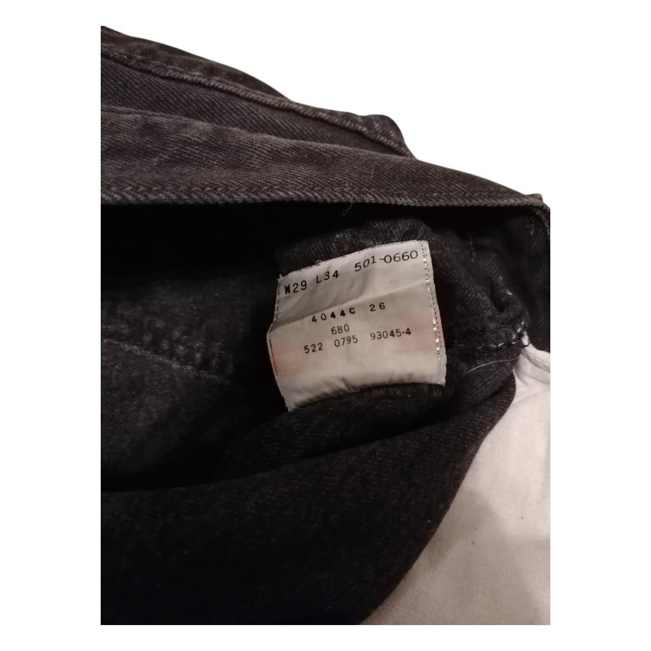 Levi's Vintage Levi's 501 USA Made 90s black Size US 29 - 5 Thumbnail