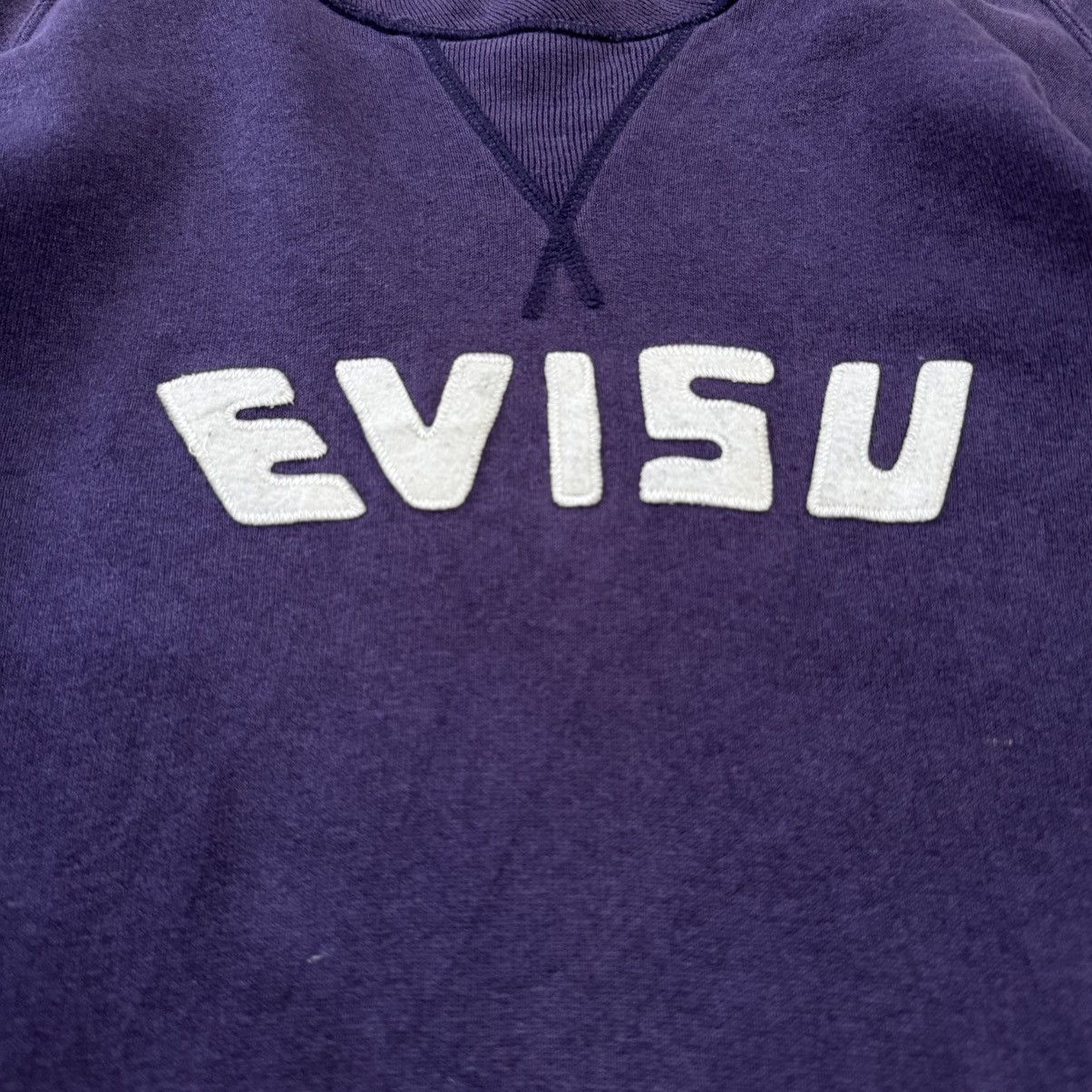 Evisu Vintage Evisu Osaka Sweatshirt Logo Spellout Linen Blend Size US M / EU 48-50 / 2 - 5 Thumbnail