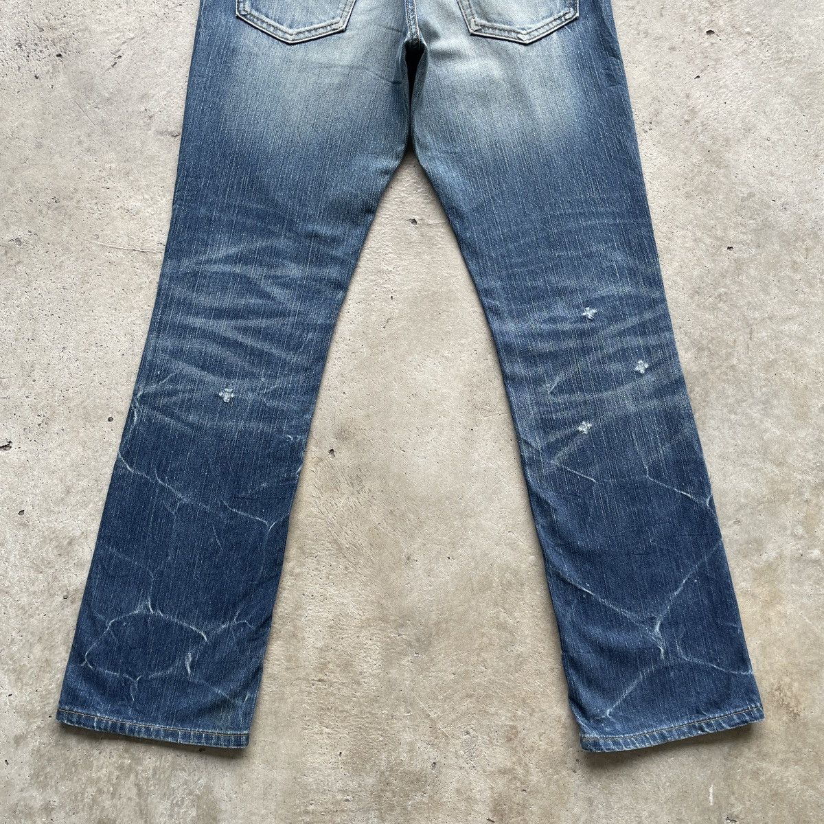 Japanese Brand × Jean × Vintage Vintage Japan Distressed Faded Jeans Denim Pants Rare Size US 31 - 12 Thumbnail