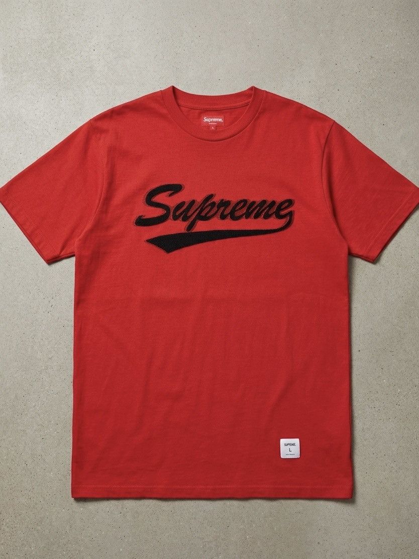 Supreme Supreme Intarsia script S/S top Size US L / EU 52-54 / 3 - 1 Thumbnail
