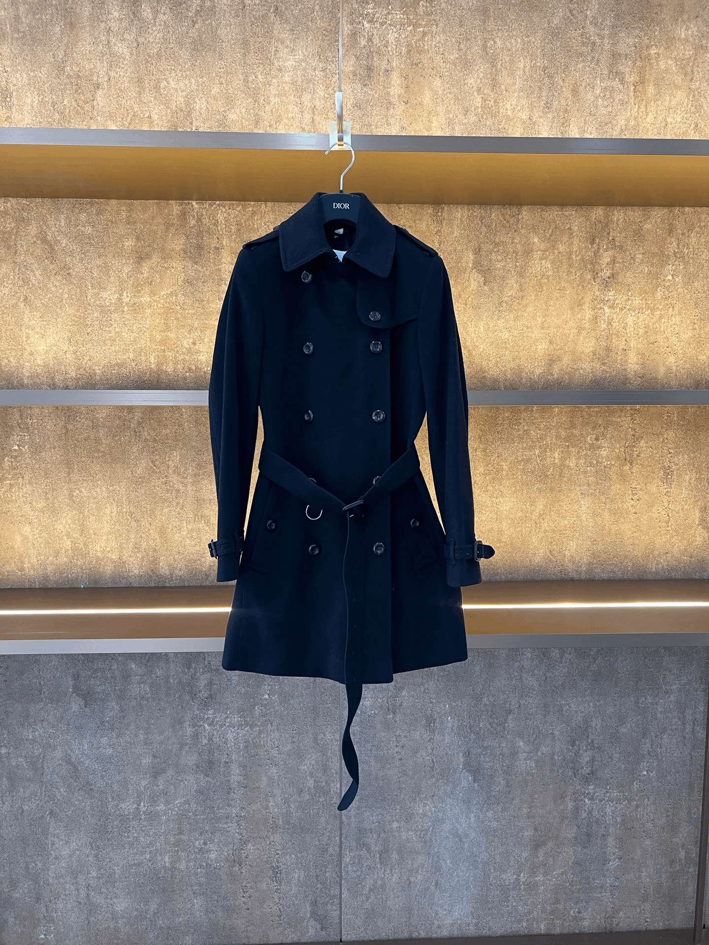 Burberry Burberry Wool Coat L Women Size L / US 10 / IT 46 - 1 Thumbnail