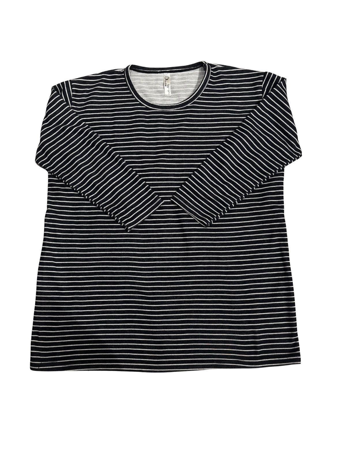 Other Navy & white striped Top.wt1011 Size XXL / US 16-18 / IT 52-54 - 9 Thumbnail