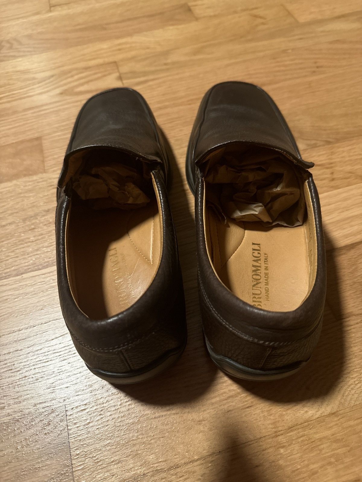Bruno Magli Bruno Magli Ashton Genuine Leather Loafers Handmade in Italy Size US 10 / EU 43 - 3 Thumbnail