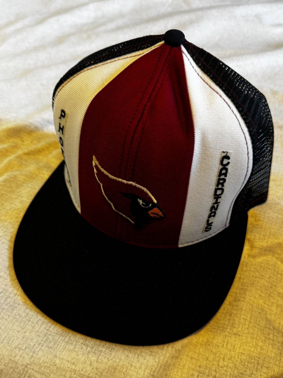 Other Phoenix Cardinals AJD Lucky Stripes Mesh Snap Trucker Hat Size ONE SIZE - 2 Thumbnail
