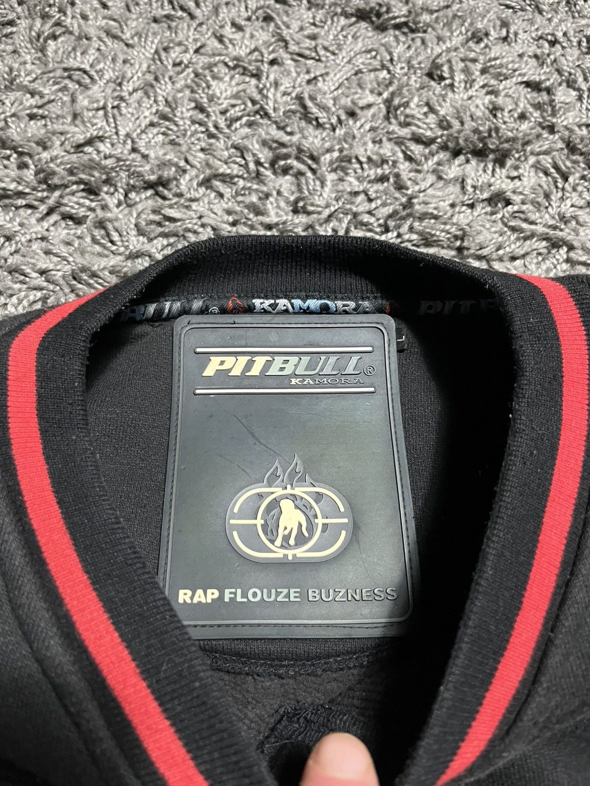 Vintage PITBULL WEST COAST OLD SCHOOL 01 COTTON RAP VEST Size US L / EU 52-54 / 3 - 3 Thumbnail