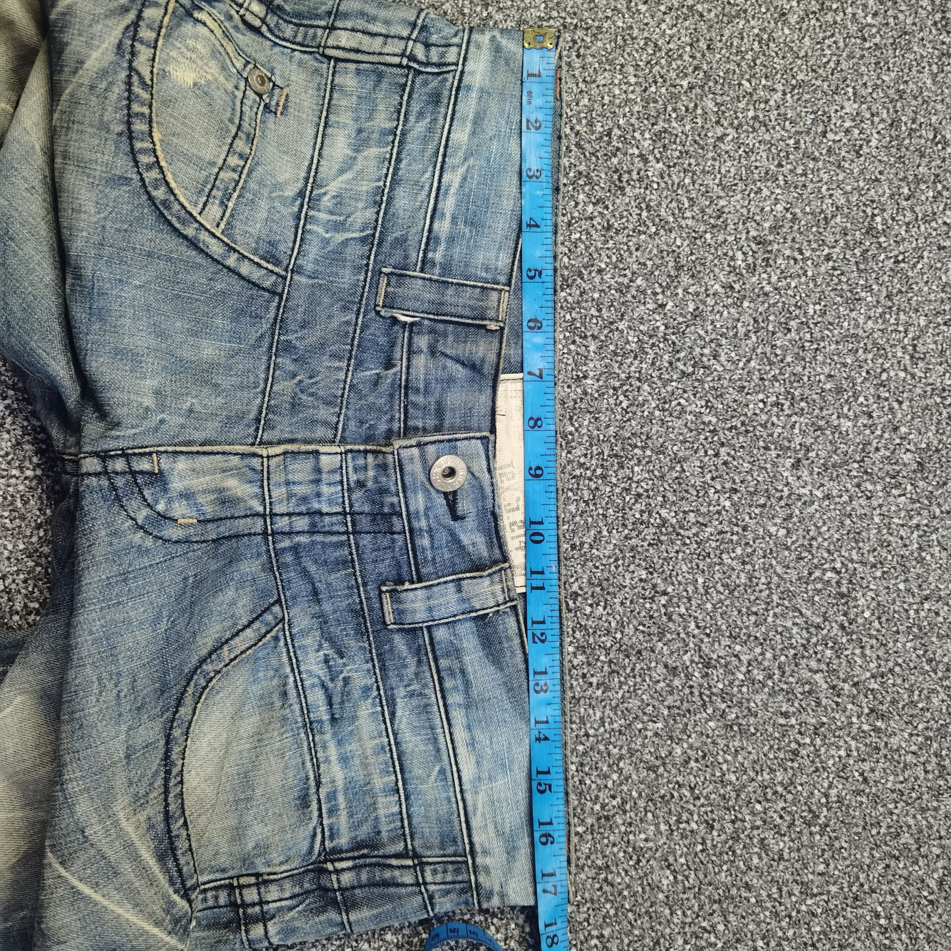 If Six Was Nine × Japanese Brand × Le Grande Bleu (L.G.B.) Y2K Crazy Baggy T2X Denim Size US 35 - 12 Thumbnail