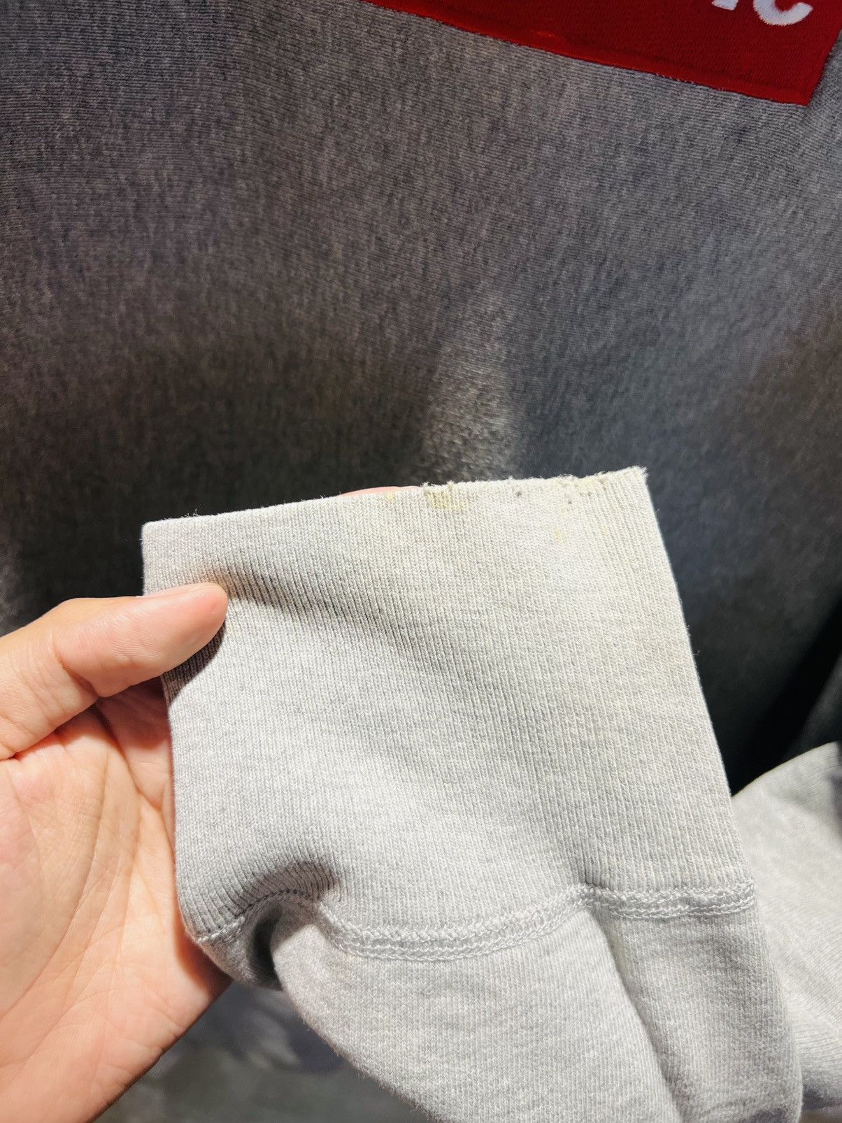 Supreme 2000 Supreme Red on Grey Box Logo Hoodie Size US XL / EU 56 / 4 - 6 Thumbnail