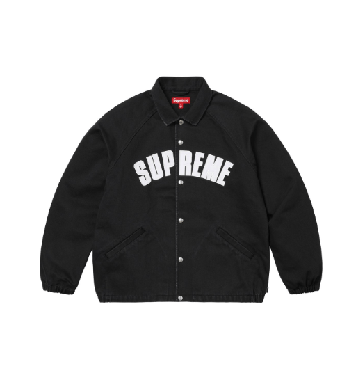 Supreme Supreme Arc Denim Coaches Jacket (SS25) Black Large Size US L / EU 52-54 / 3 - 1 Thumbnail