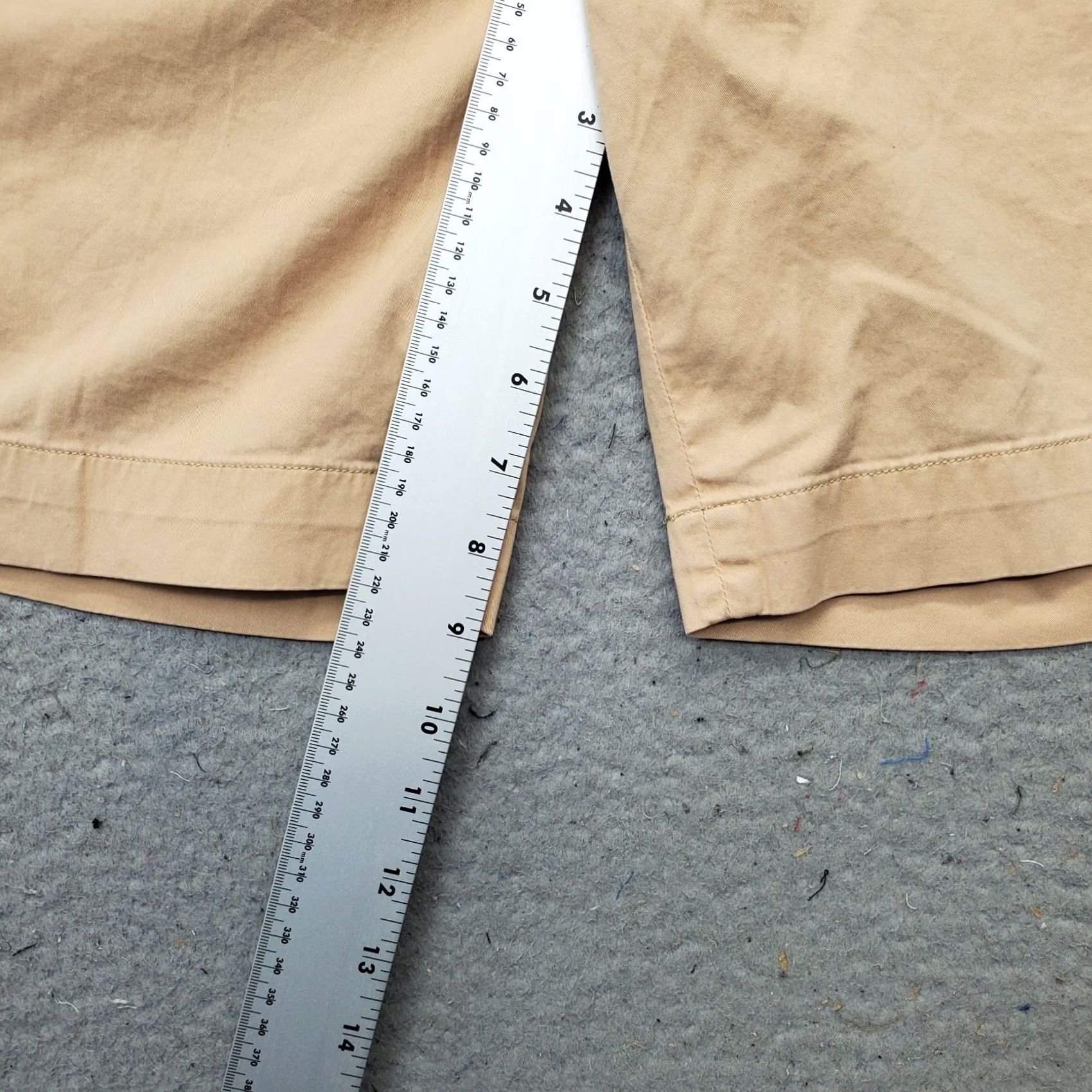 Polo Ralph Lauren Polo Ralph Lauren Chino Short Mens 36 Tan Cotton Slash Pocket Flat Front Size US M / EU 48-50 / 2 - 4 Thumbnail
