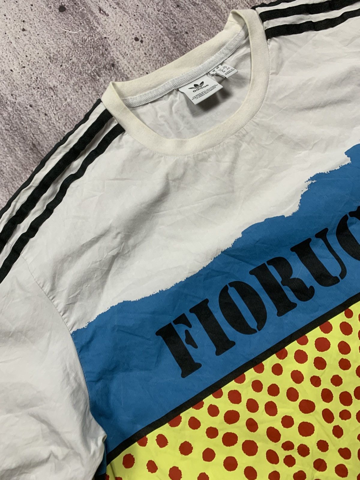 Adidas Adidas Fiorucci Tee Vintage Kiss Logo Avantgarde Style Y2k Size US M / EU 48-50 / 2 - 8 Thumbnail