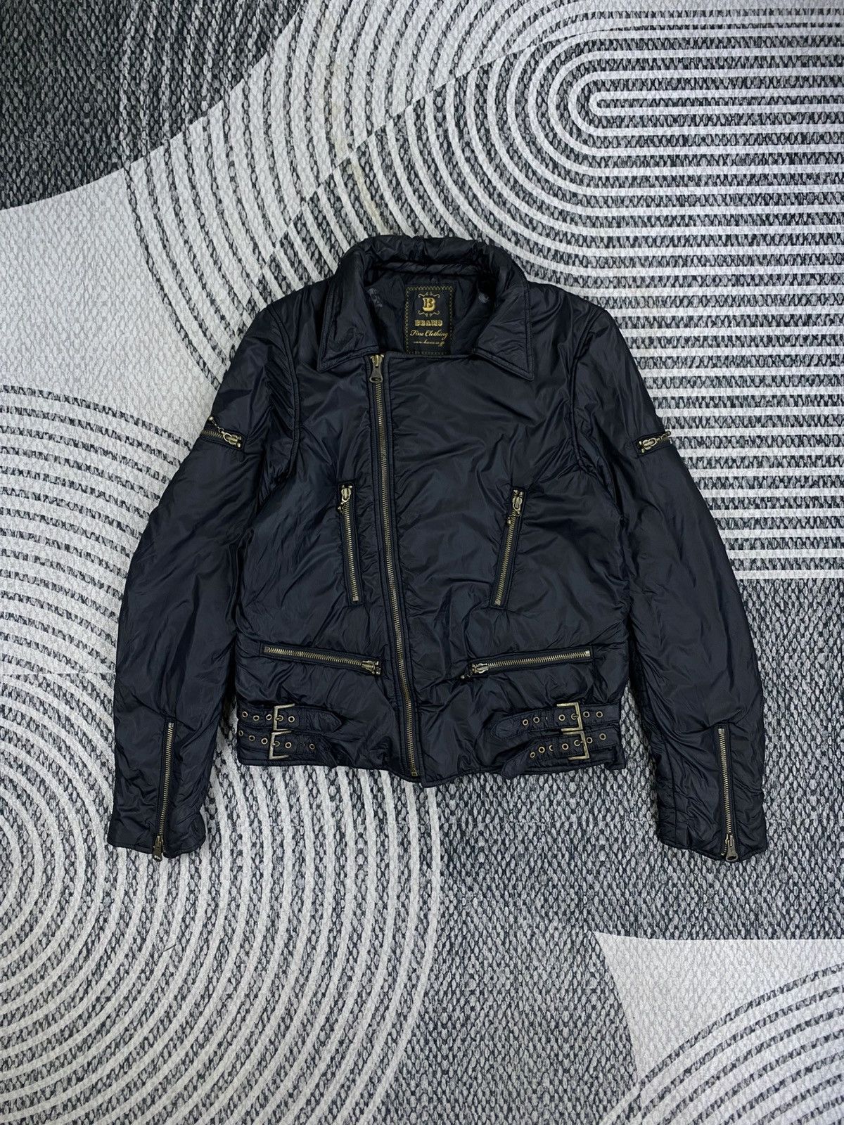 Beams Plus Vintage BEAMS Japan Punk Rock Motorcycle Puffer Jacket Size US S / EU 44-46 / 1 - 1 Thumbnail