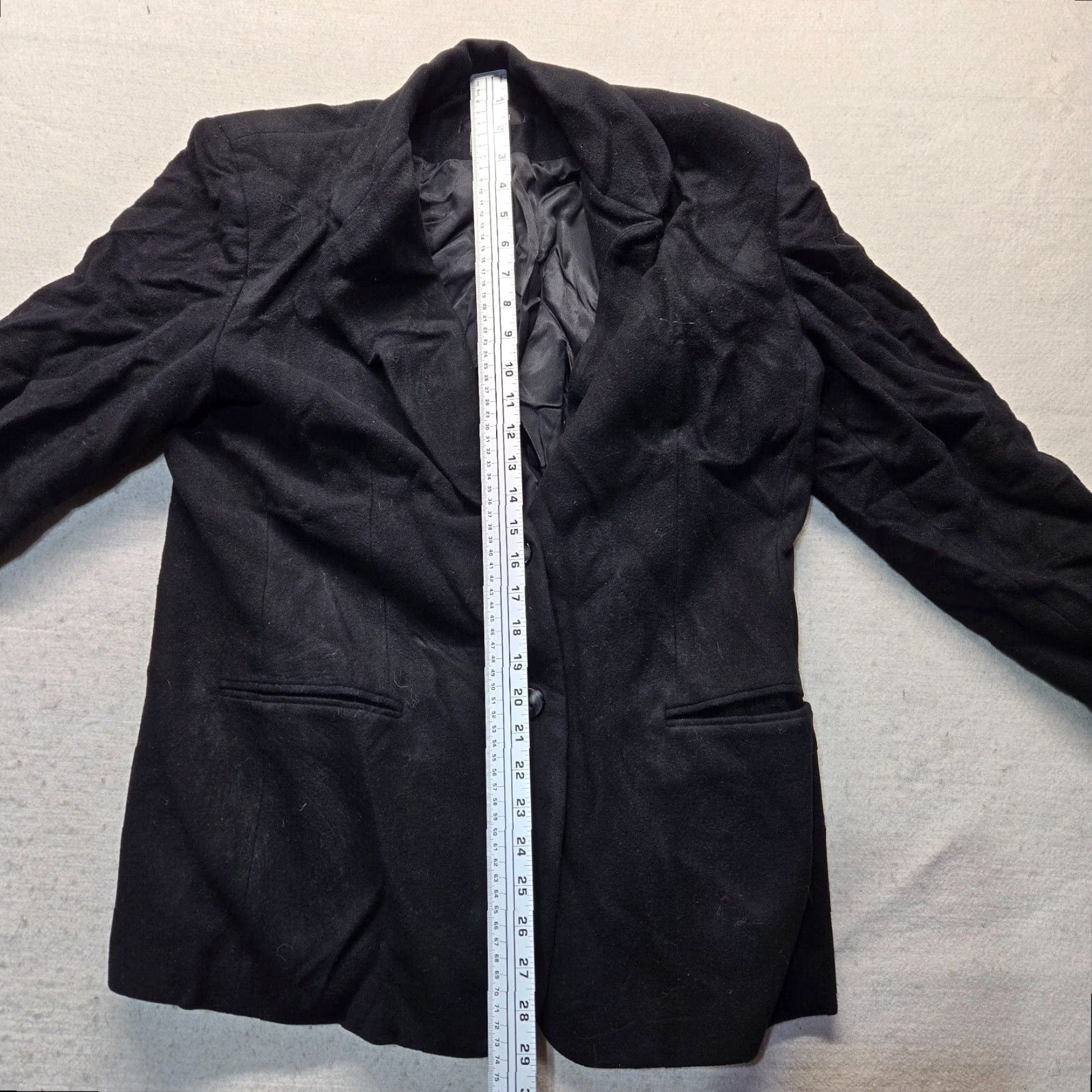 Vintage VINTAGE Rafaella Blazer Jacket Women's Black Wool Coat Size 12 Size XL / US 12-14 / IT 48-50 - 6 Thumbnail