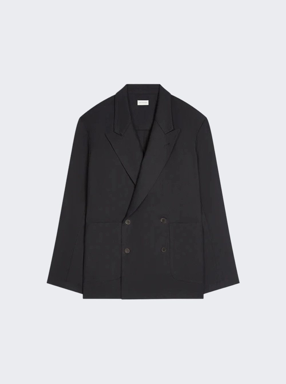 Dries Van Noten o1mle0226 Caplans Blazer in Black Size US XL / EU 56 / 4 - 1 Thumbnail