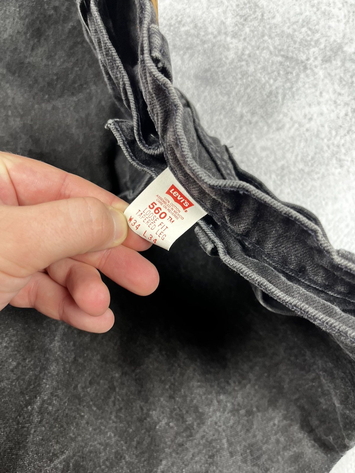 Levi's Vintage Clothing Levis denim jeans 560 size 34/34 Size US 34 / EU 50 - 3 Thumbnail