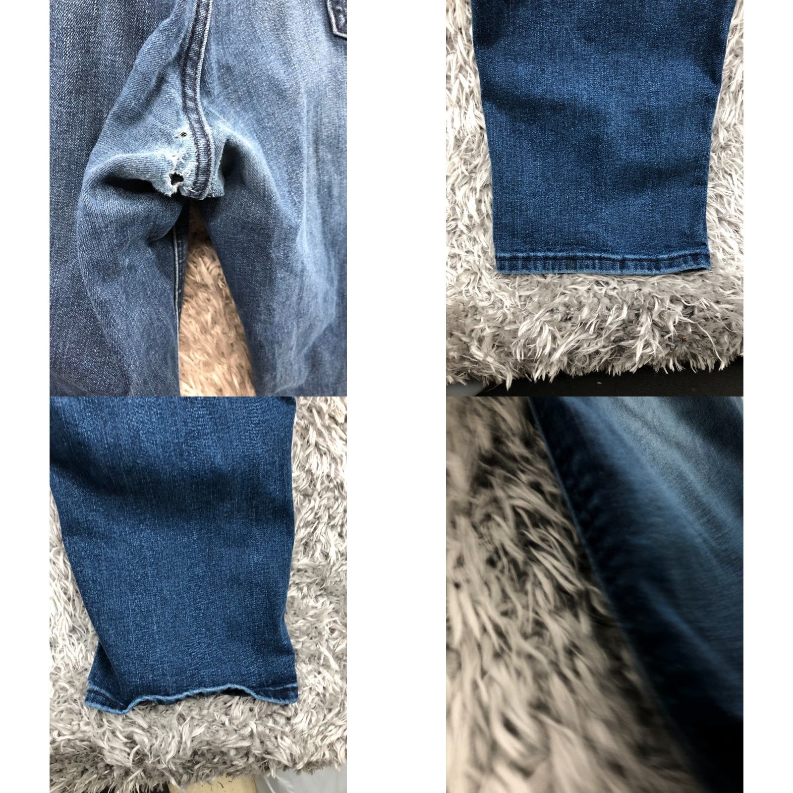 Levi's Levi's 541 Athletic Taper Jeans Size 38x32 Mens Mid Rise Medium Wash Blue Jeans Distressed No Authentic N/A Size US 38 / EU 54 - 8 Thumbnail