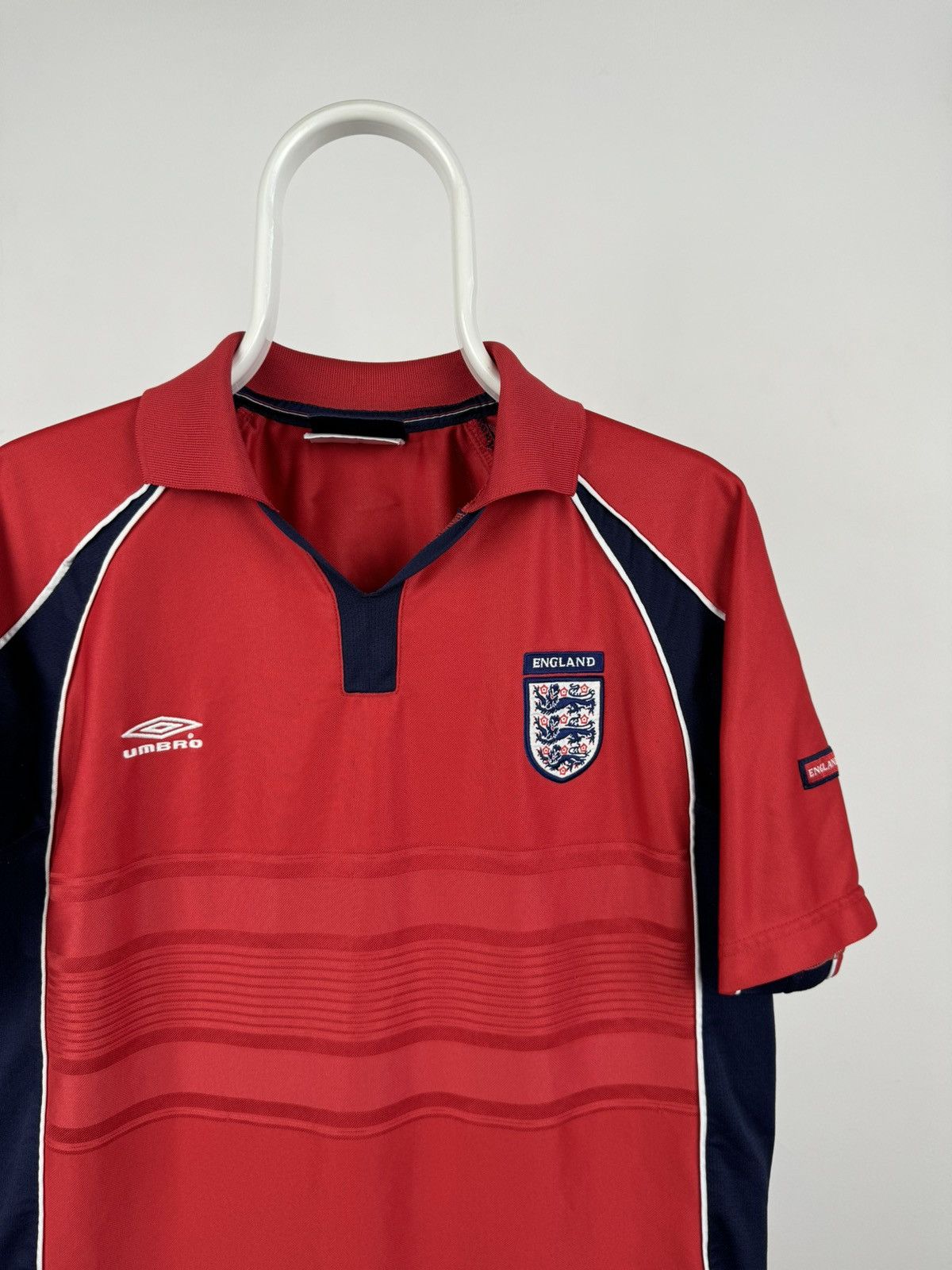 Umbro Vintage Umbro England Training Shirt Jersey Polo Size US M / EU 48-50 / 2 - 2 Thumbnail