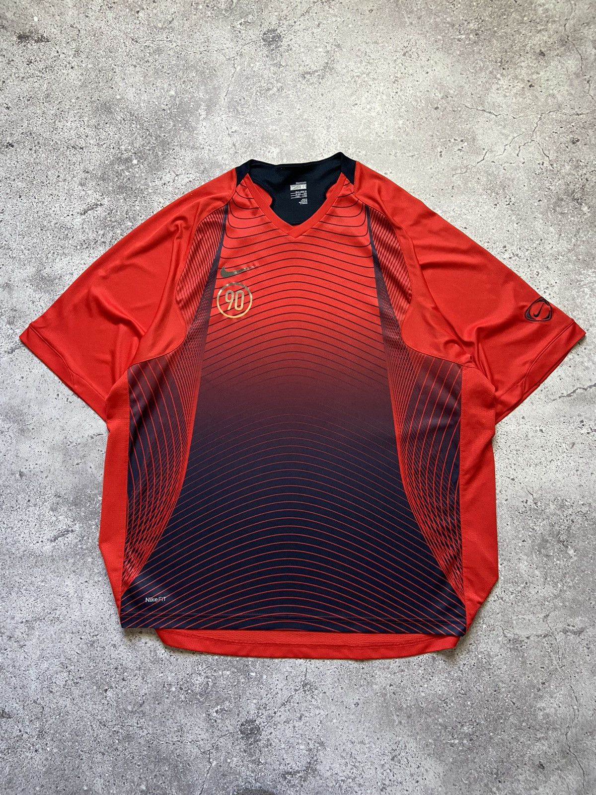 Nike Nike Total 90 Vintage Jersey T Shirt Size US XL / EU 56 / 4 - 1 Thumbnail