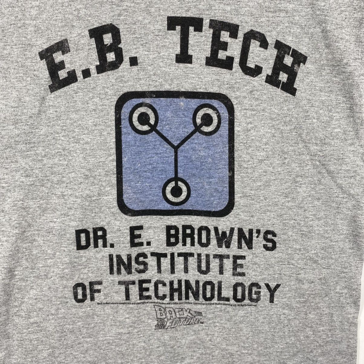 Vintage Vintage Back To The Future E.B. Tech Graphic Tee Shirt Size US S / EU 44-46 / 1 - 2 Thumbnail