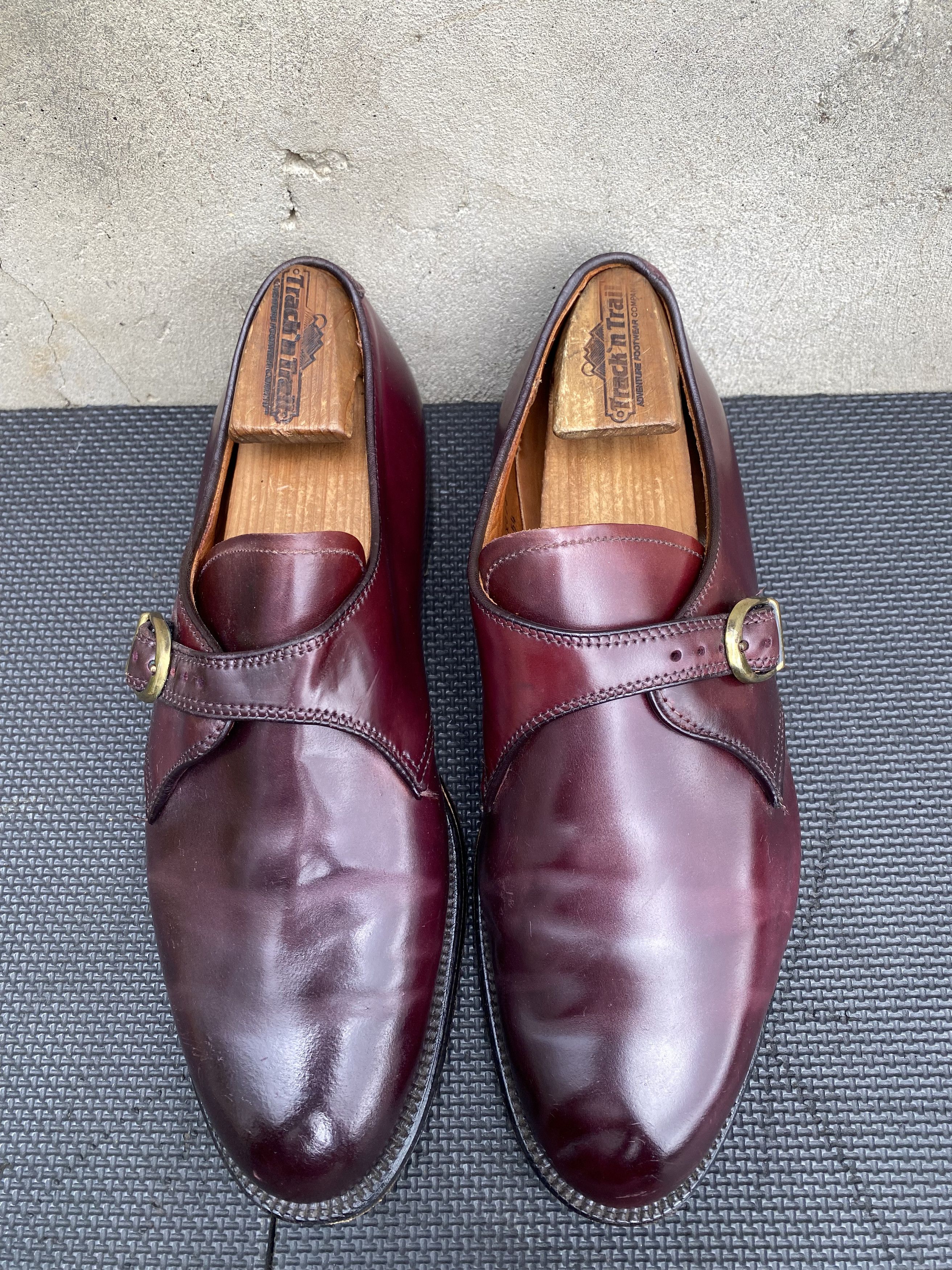 Alden Mint Alden 954 Color 8 Burgundy Shell Cordovan Monkstrap Size US 8.5 / EU 41-42 - 6 Thumbnail