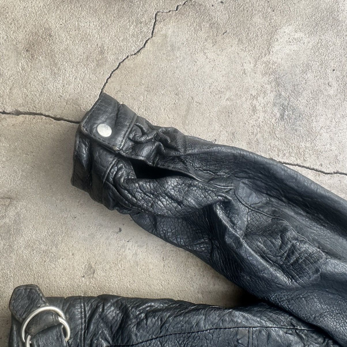 Other Vintage Leather moto biker Jacket y2k jacket Size US L / EU 52-54 / 3 - 8 Thumbnail