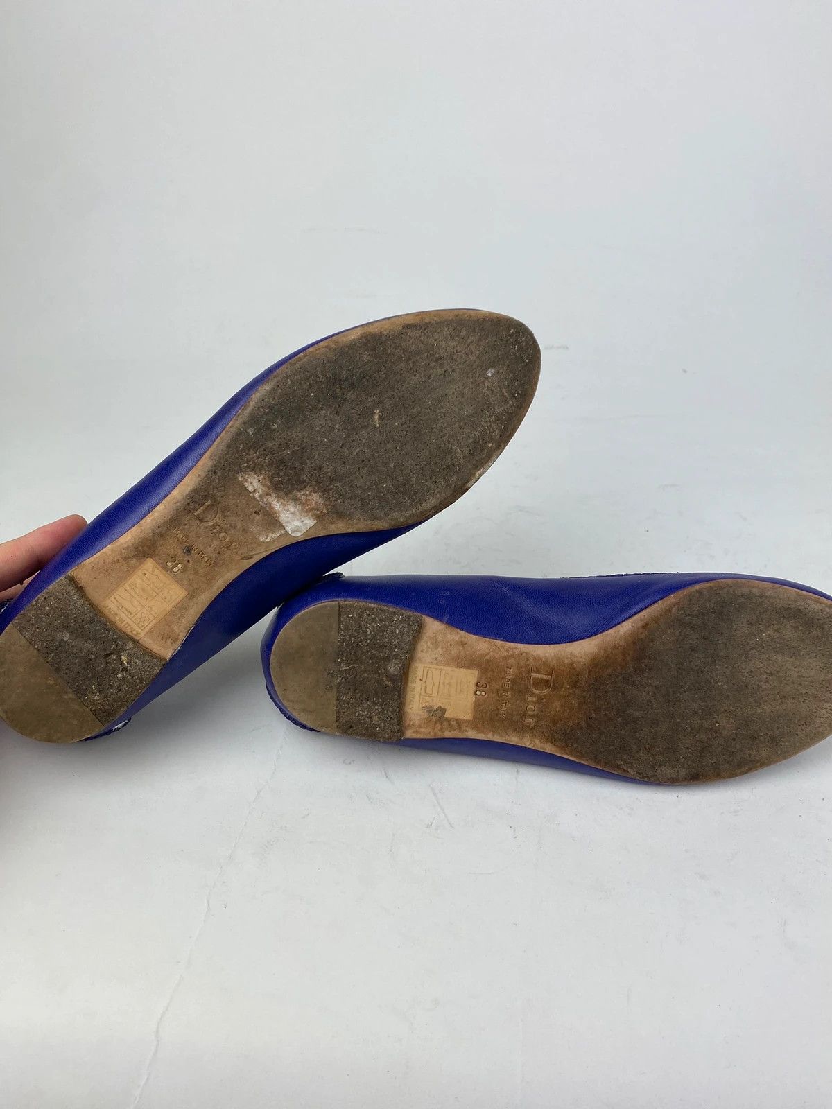 Designer × Dior christian dior ballet flat shoes cyber vintage retro leather Size US 7.5 / IT 37.5 - 7 Thumbnail
