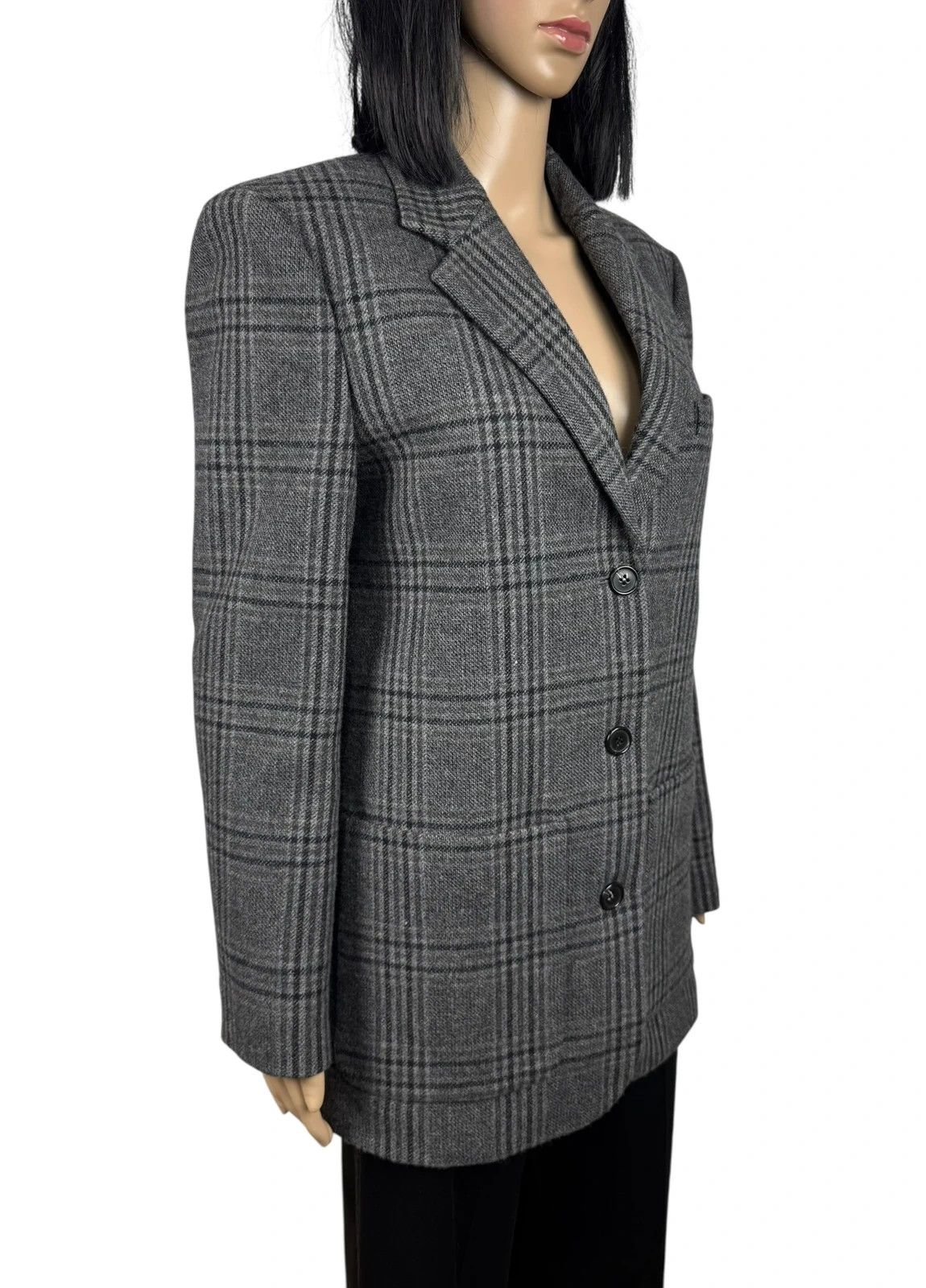 Theory Theory Plaid Wool Nylon Coat size 8 Size M / US 6-8 / IT 42-44 - 3 Thumbnail