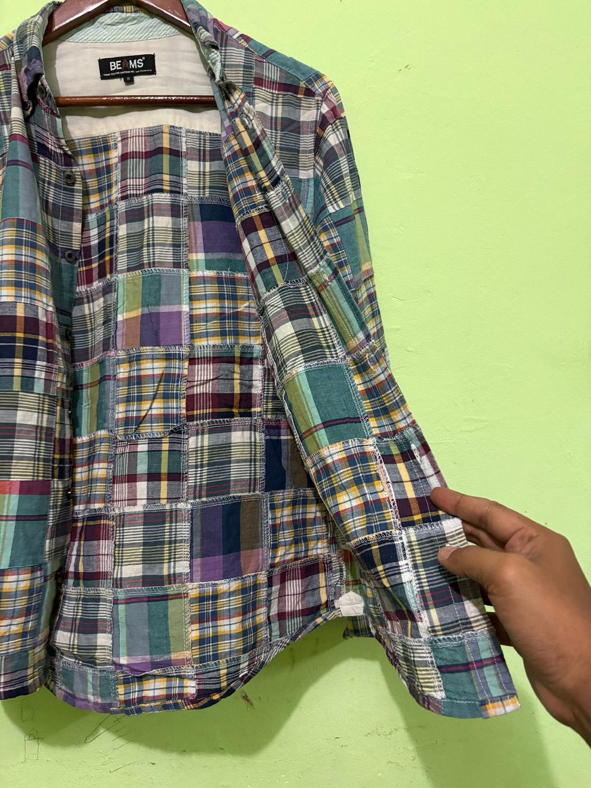 Beams Plus Vintage Beam Patch Work Button Up Shirt Kapital Inspired Size US S / EU 44-46 / 1 - 5 Thumbnail