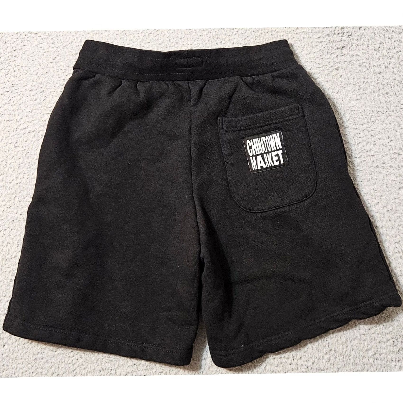 Vintage Chinatown Market Shorts S Black Athletic Mens Small Fleece Streetwear Arc Retro 00 Bills Spell Out Size US 29 - 3 Thumbnail