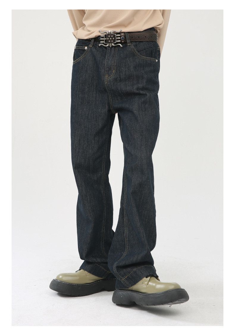 Japanese Brand Japanese retro all-match loose straight jeans Size US 32 / EU 48 - 1 Thumbnail