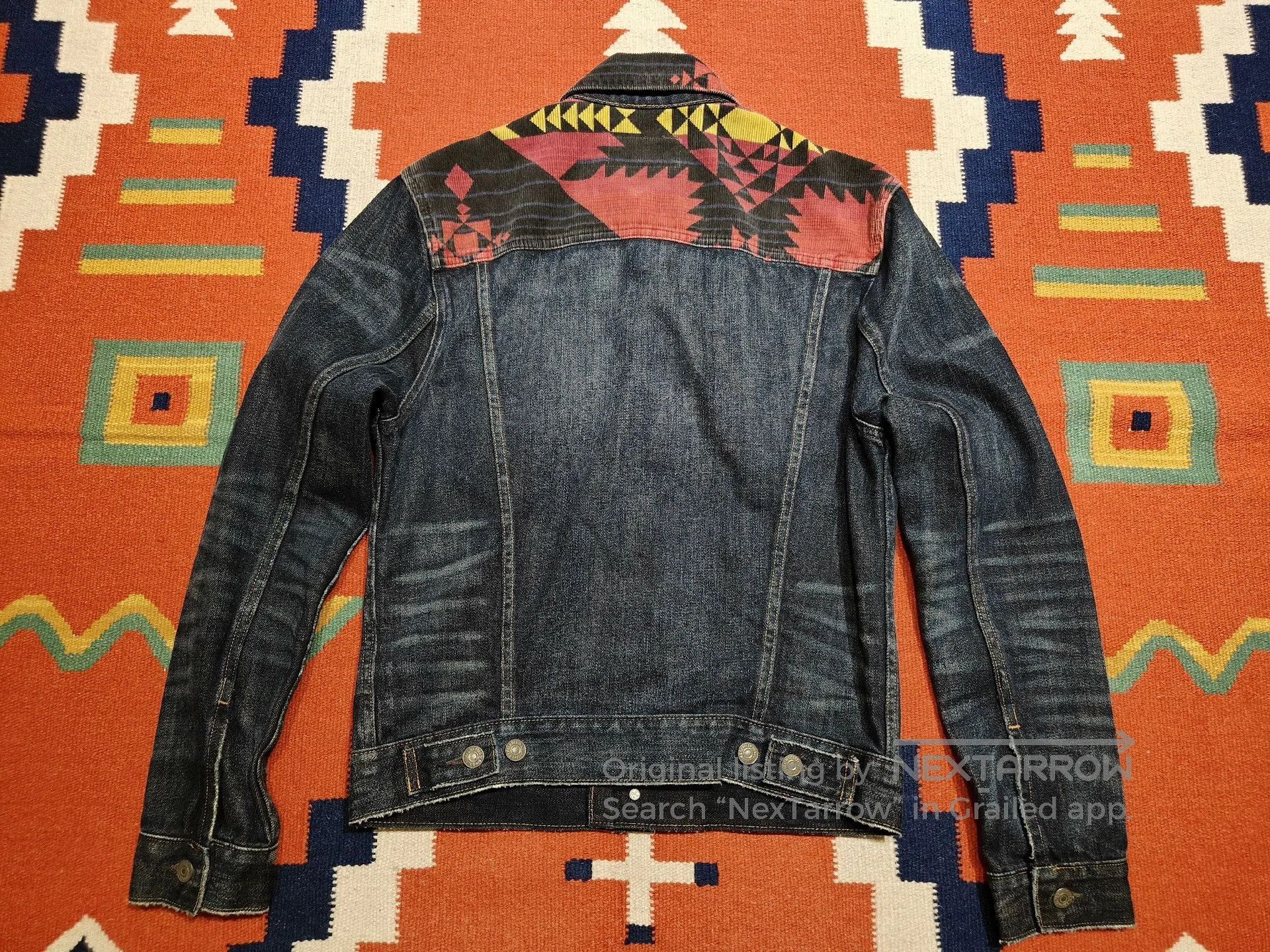 RRL Ralph Lauren Ralph Lauren RRL Southwest Patchwork Denim Jacket. Size US M / EU 48-50 / 2 - 3 Thumbnail