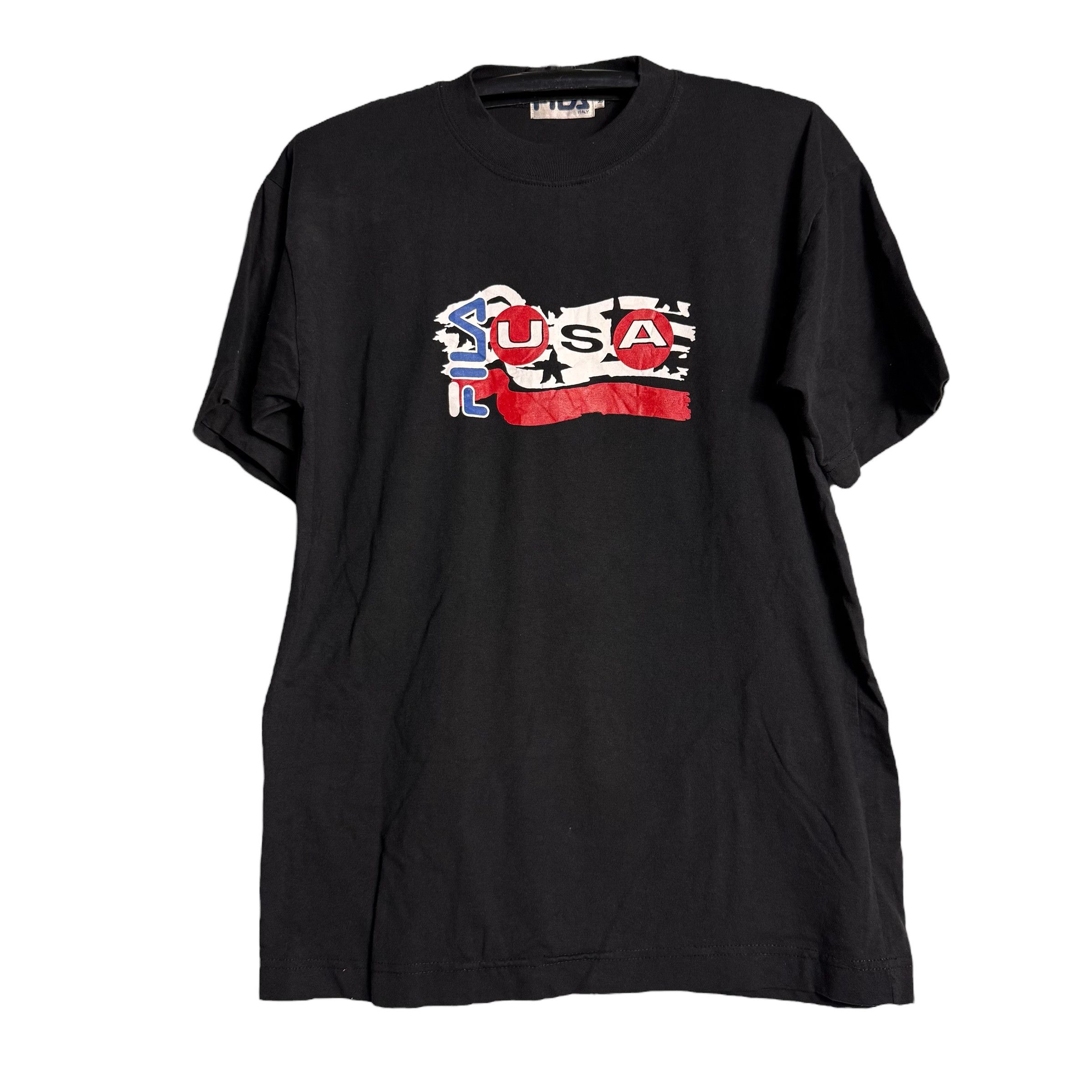 Fila 🔥RARE🔥Vintage Fila USA Spell Out T-shirt Size US M / EU 48-50 / 2 - 1 Thumbnail