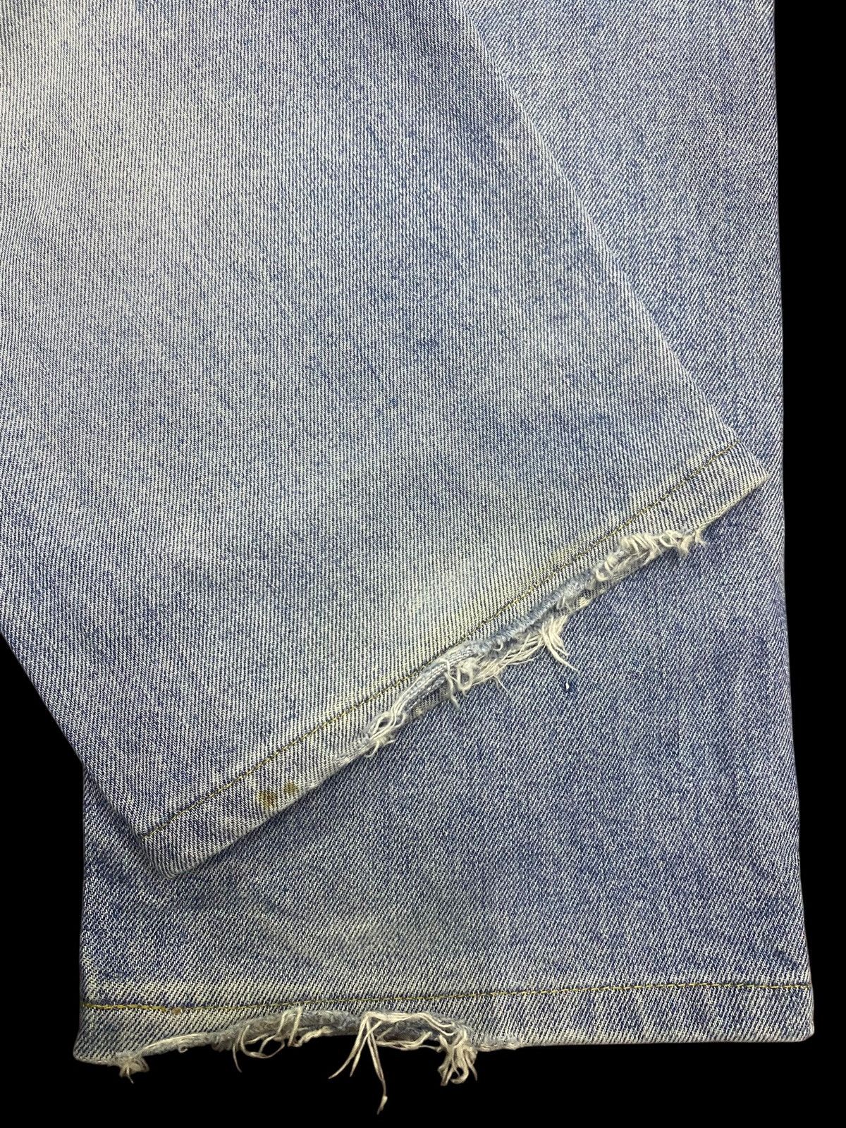 Junya Watanabe Vintage Edwin 403 Japan Faded Wash Distressed Denim Jeans Size US 30 / EU 46 - 15 Thumbnail