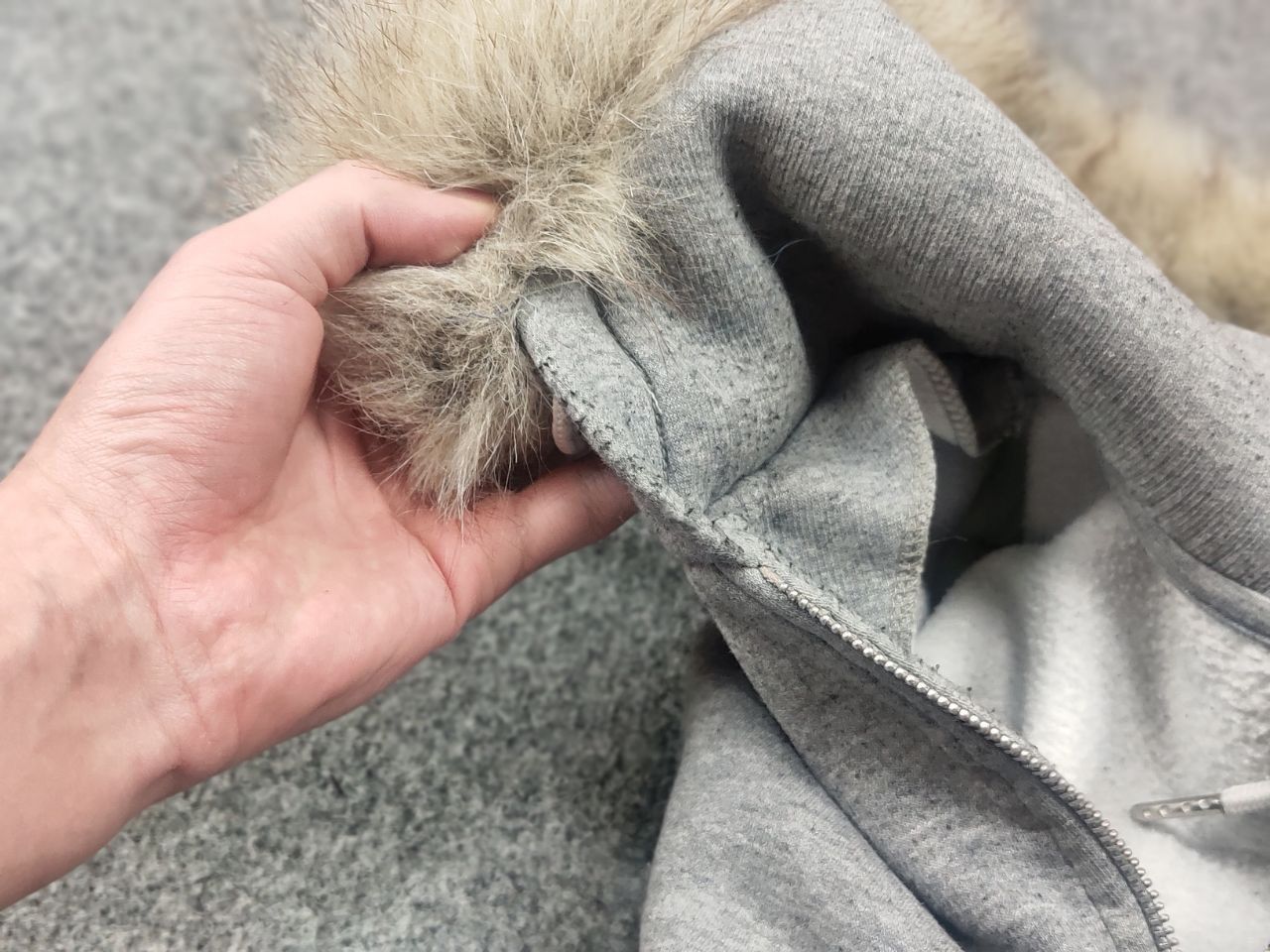 Nike Vintage Nike Oversized Fur Zip Hoodie if six was nine LGB Size US XL / EU 56 / 4 - 19 Thumbnail