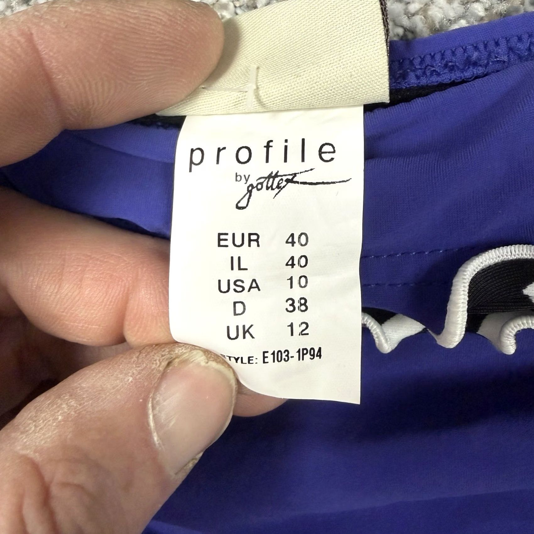 Vintage Profile Gottex Bikini Bottom 10 Coastal Preppy Grandmillenial Sporty Mod Womens Bottom Size 10 Black Solid Beach Retro Size 32" / US 10 / IT 46 - 6 Thumbnail