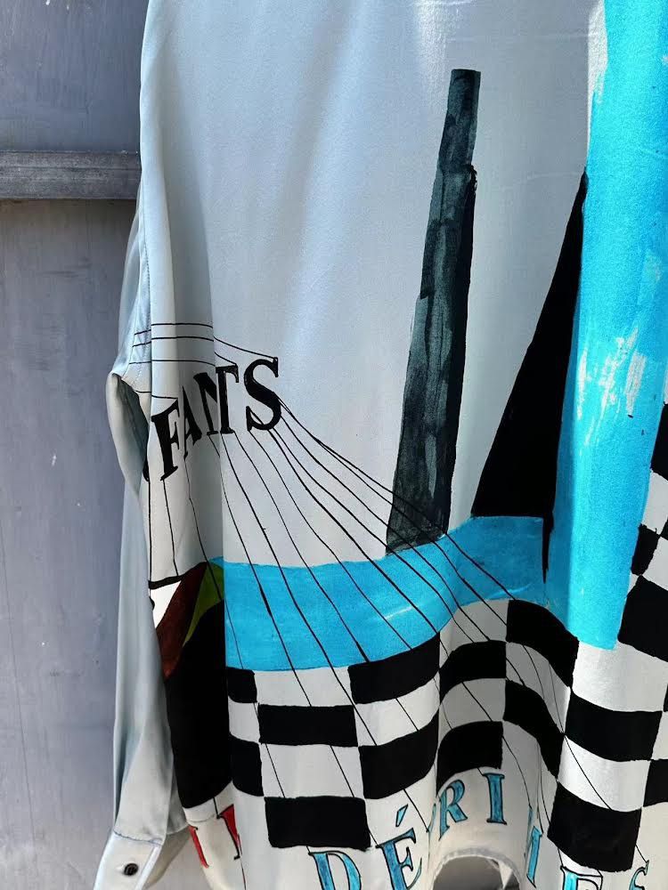 Enfants Riches Deprimes 19SS Blue Judgement Day Shirt Size US XL / EU 56 / 4 - 5 Thumbnail