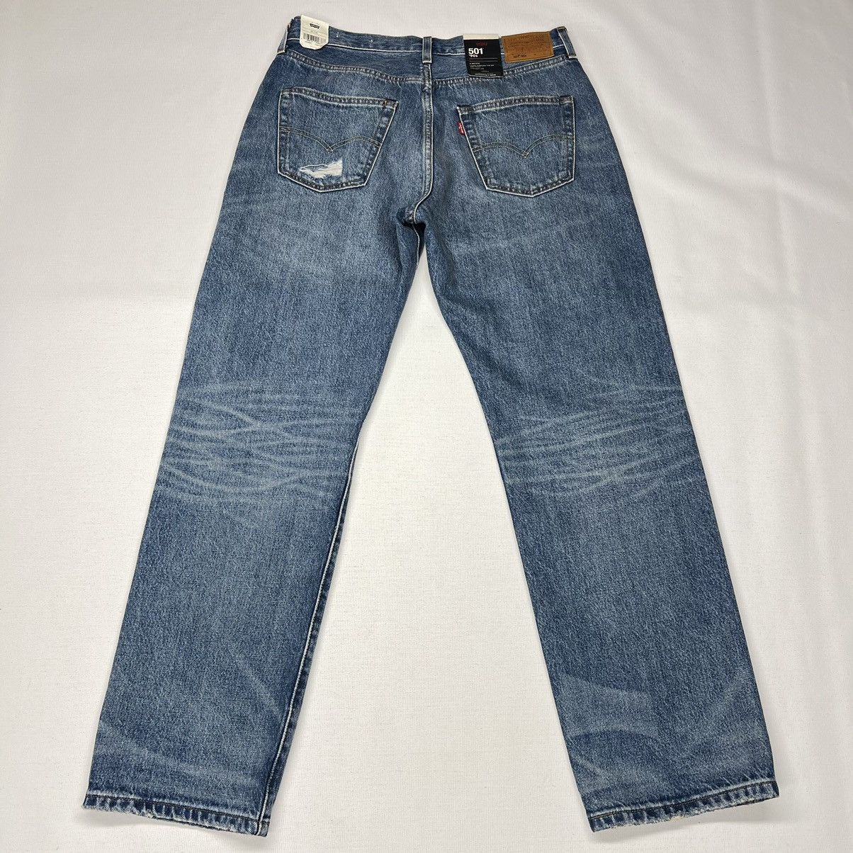 Levi's Made & Crafted NEW Levis 501 90s Jeans Blue Selvedge Denim Red Line Size 29" - 18 Thumbnail