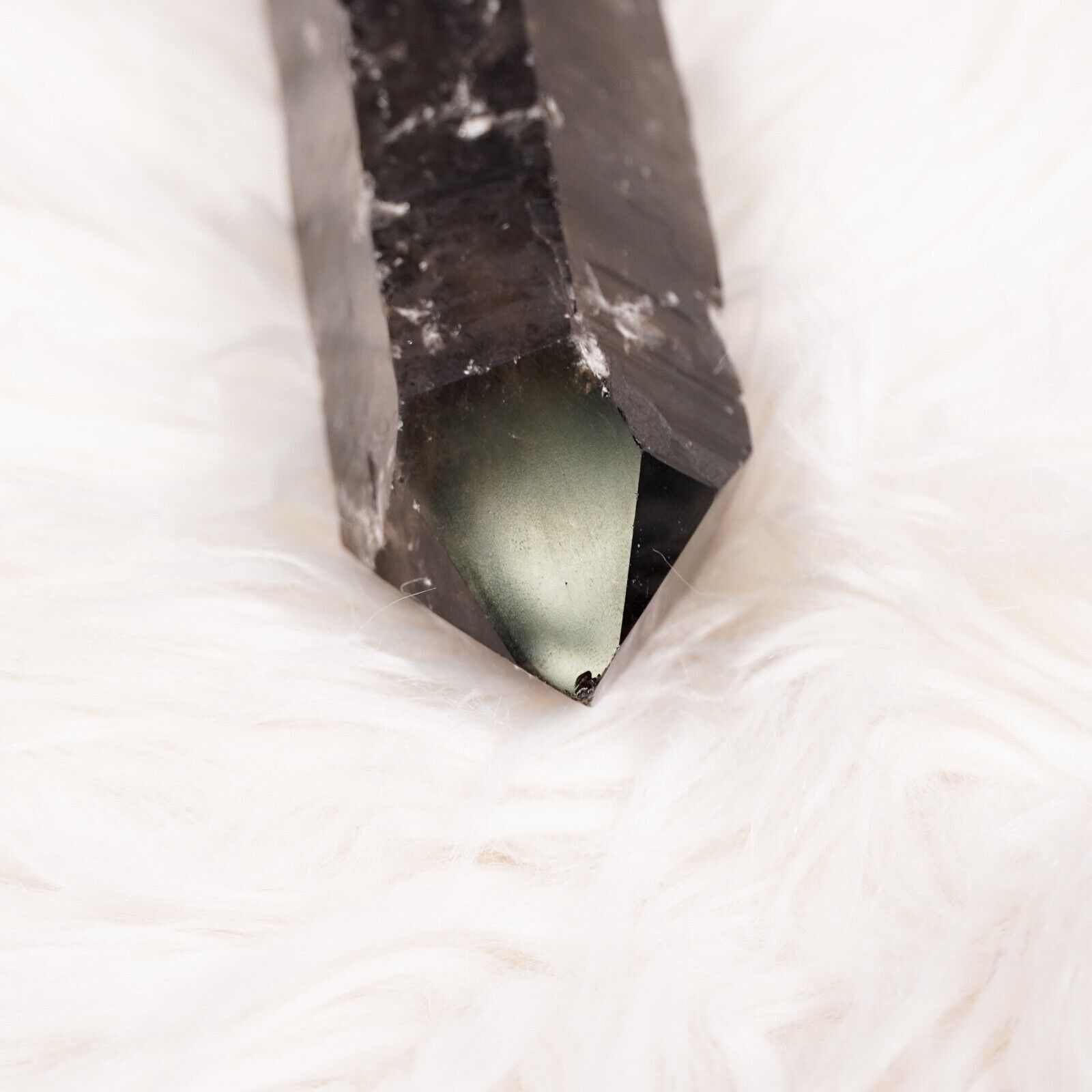 Other Large Smokey Quartz Crystal Point 5" Healing Gemstone Wand Size ONE SIZE - 8 Thumbnail