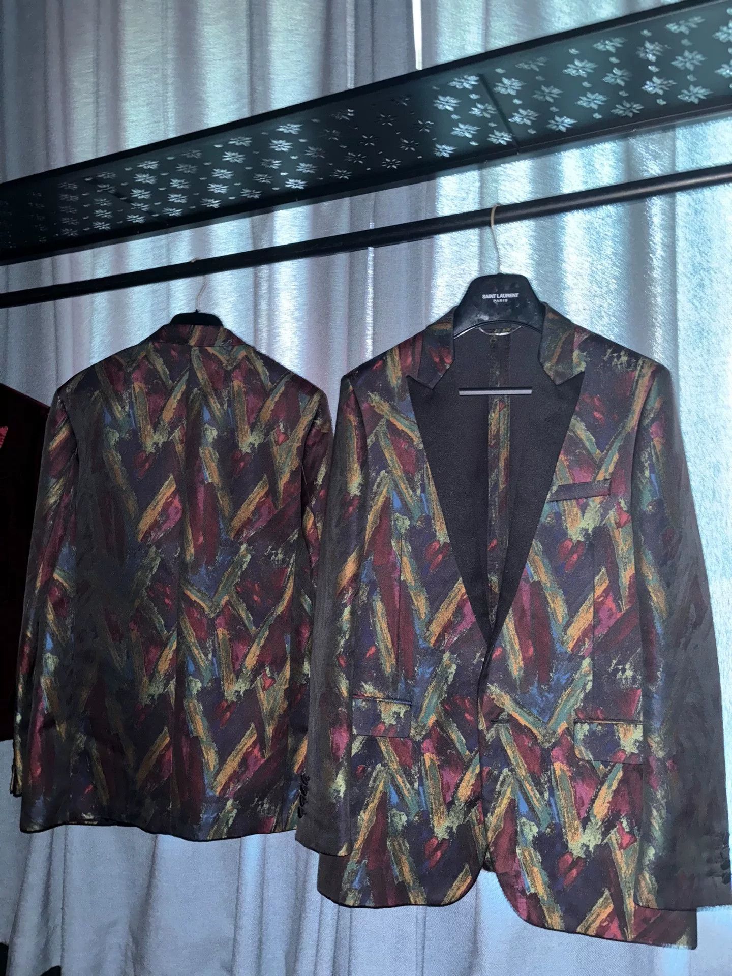 Saint Laurent Paris saint laurent slp2014ss artistic blazer jacket Size US M / EU 48-50 / 2 - 1 Thumbnail