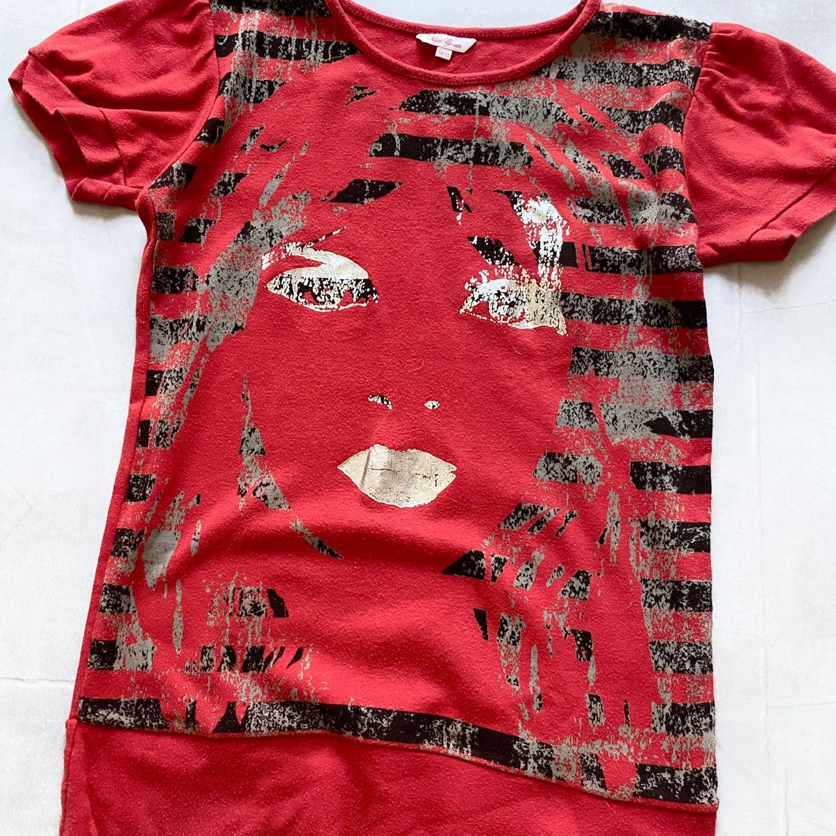 Hysteric Glamour Cute Hysteric Glamour Style Girl Custo Barcelona Y2K T Shirt Size L / US 10 / IT 46 - 2 Thumbnail