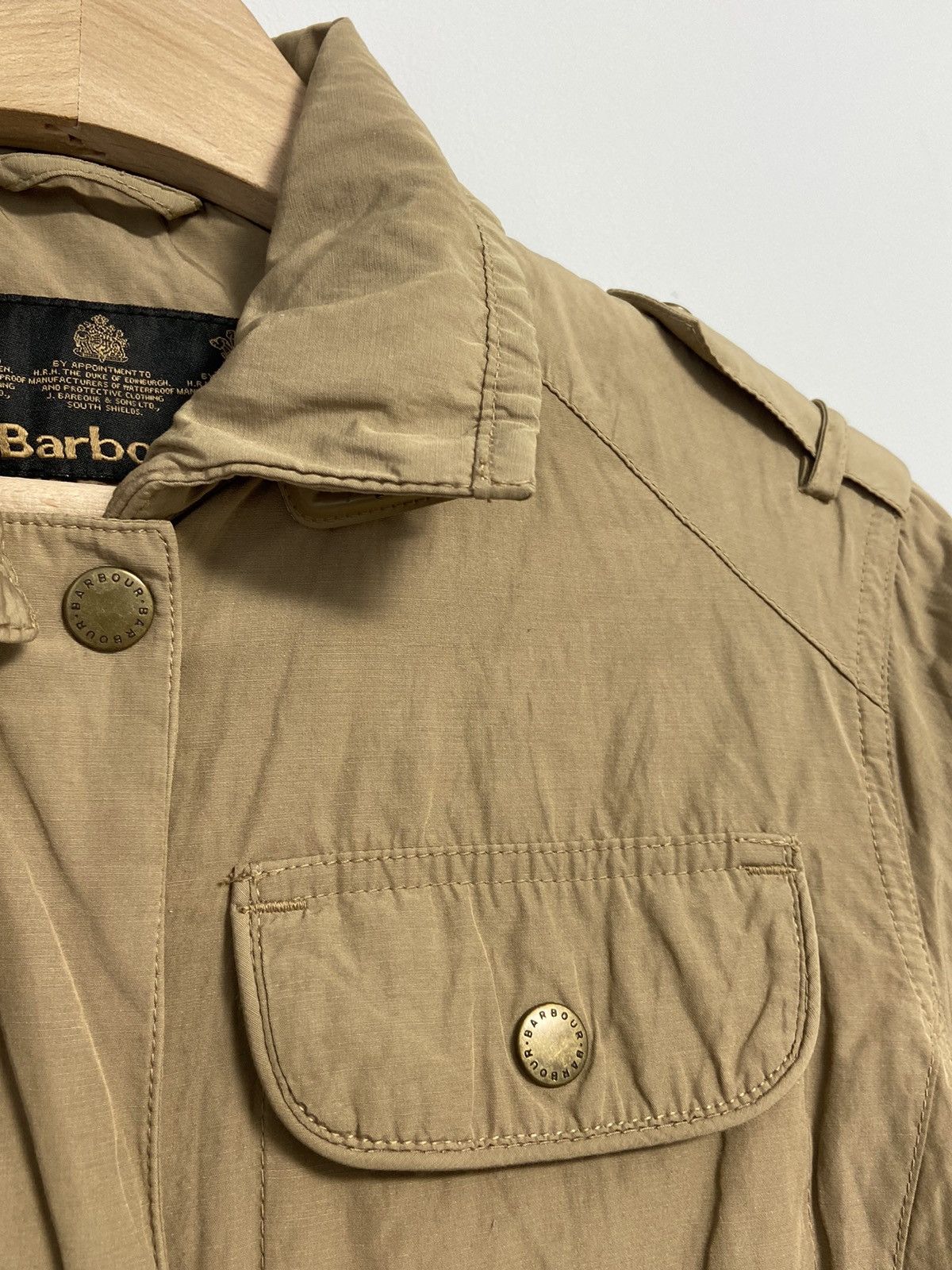 Barbour Barbour Ladies Steel Amelia Classic Field Jacket Size M / US 6-8 / IT 42-44 - 8 Thumbnail