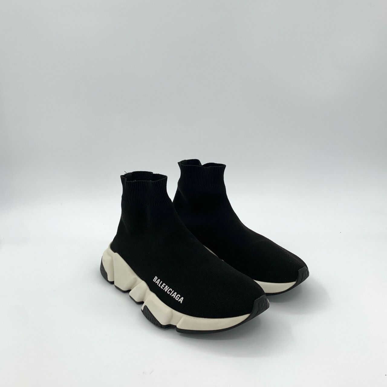 Balenciaga Balenciaga Paris 36 Logo White-Base Black Sock Sneakers, Or Size US 6 / IT 36 - 8 Thumbnail