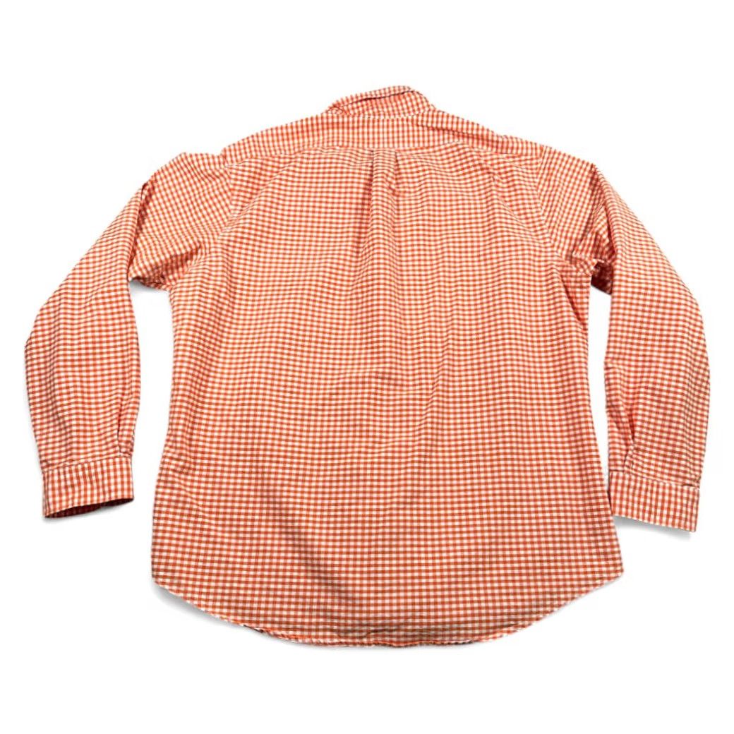 Ralph Lauren VINTAGE Ralph Lauren Shirt Adult 2XL Orange White Gingham Check 90s Preppy Button-Down Collar Mens Size US XXL / EU 58 / 5 - 3 Thumbnail