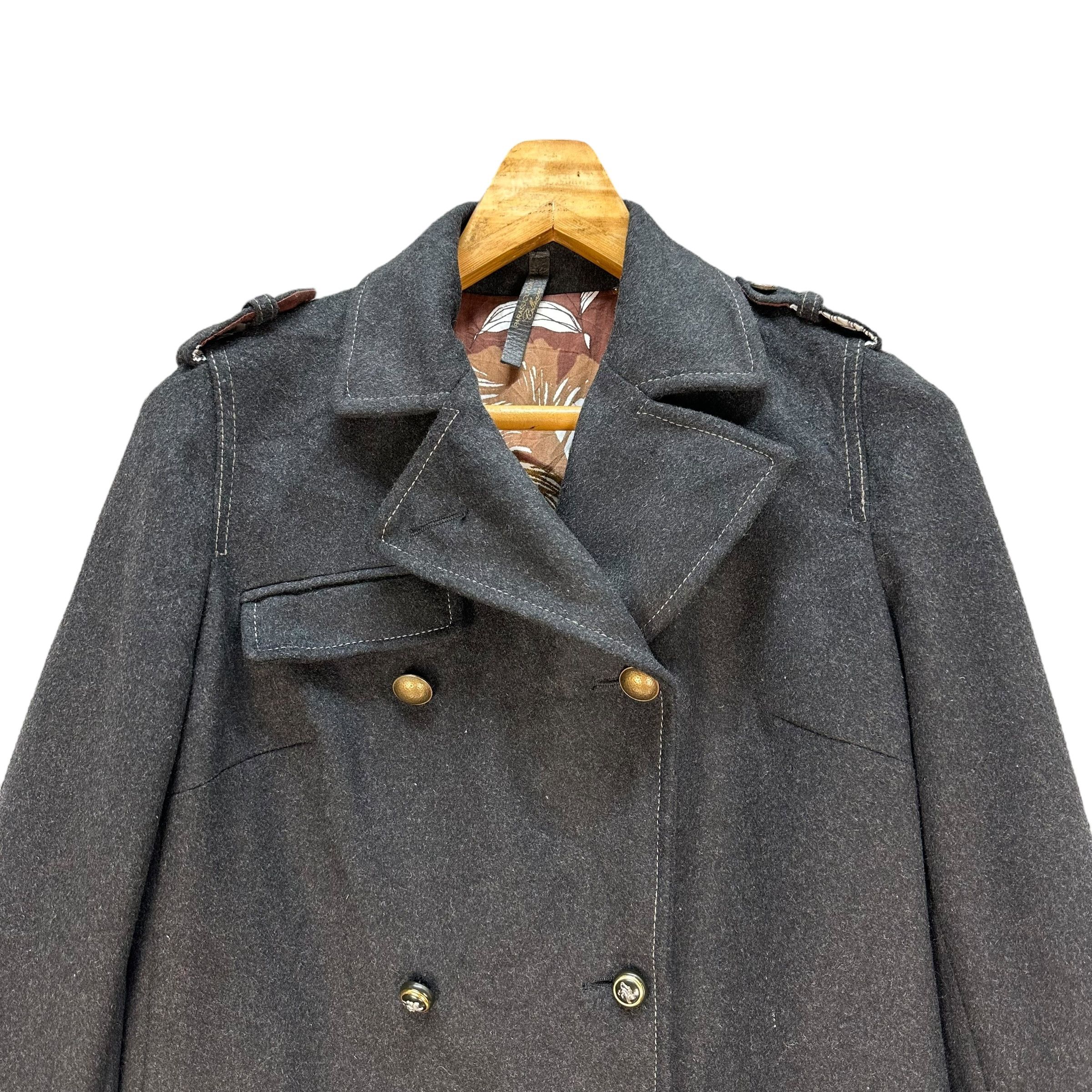 Parasuco PARASUCO CULT C12B Double Breast Long Coat #A65-1557 Size M / US 6-8 / IT 42-44 - 2 Thumbnail